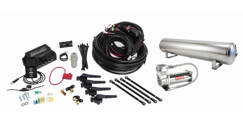 Load image into Gallery viewer, AIR LIFT PERFORMANCE&#39;S  3H (HEIGHT) 3/8&quot; FULL KIT, TANK, COMPRESSOR
