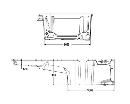 GM LS Swap Oil Pan - additional front clearance