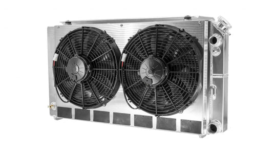 Chevrolet Chevelle 1968-72 LS Double Pass Radiator Module w/ Dual 13″ Fans