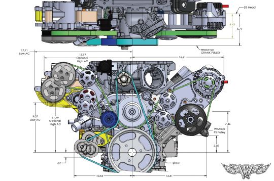 Load image into Gallery viewer, Wegner Automotive LSA Pro Touring Accessory Drive Kit
