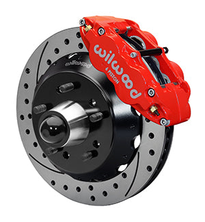 Forged Narrow Superlite 6R Big Brake Front Brake Kit (Hub) 6-Piston Front Kit 14.00-in Rotor Diameter 1.25-in Rotor Width