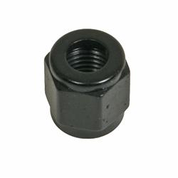 -12 BLACK ALUMINUM TUBE NUT 10 PACK