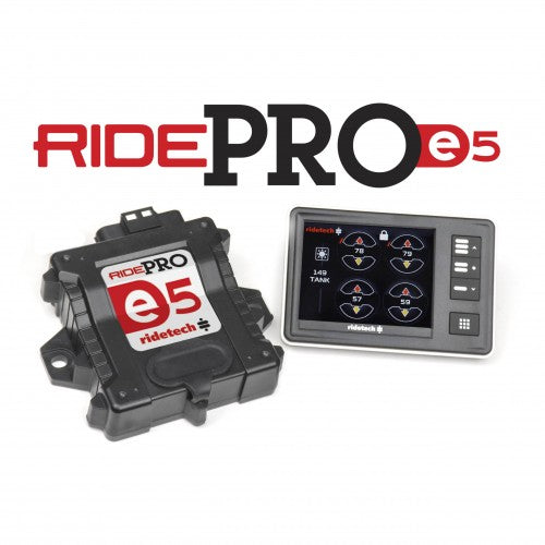 Load image into Gallery viewer, RidePro E5 Air Ride Suspension Control System | 3 Gallon Single Compressor AirPod – 1/4″ Valves
