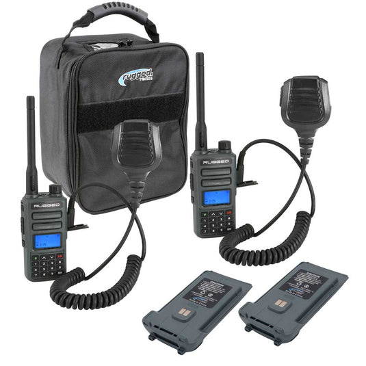 ADVENTURE PACK - Rugged GMR2 GMRS and FRS Hand Held Radios pair